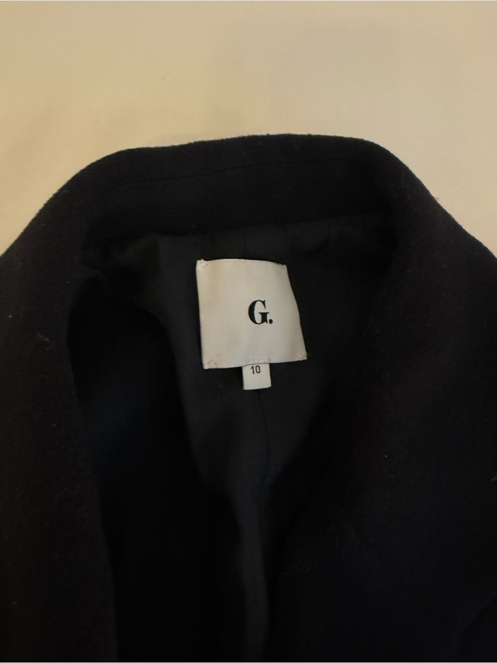 Goop Classic Double-Breasted Peacoat - Navy - Picture 4 of 6